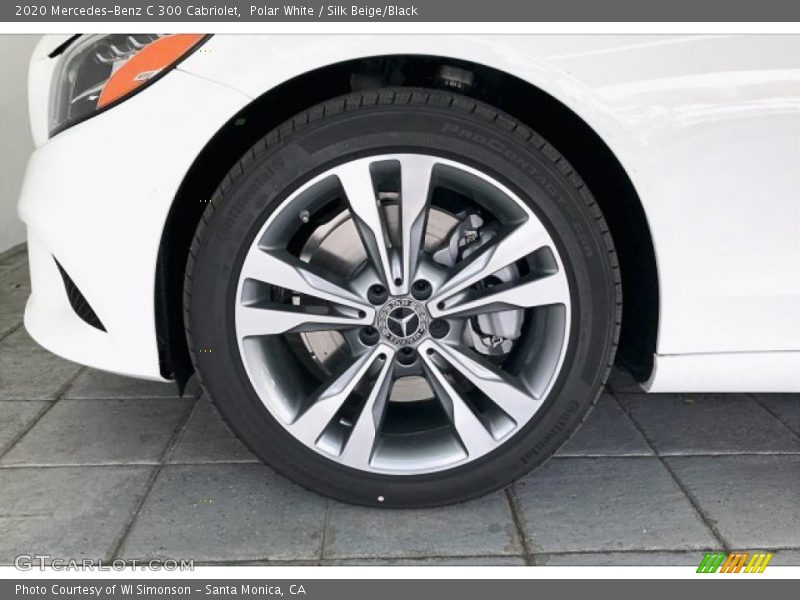 Polar White / Silk Beige/Black 2020 Mercedes-Benz C 300 Cabriolet