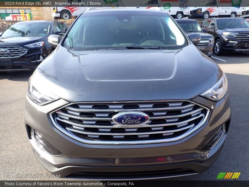 Magnetic Metallic / Ebony 2020 Ford Edge SEL AWD