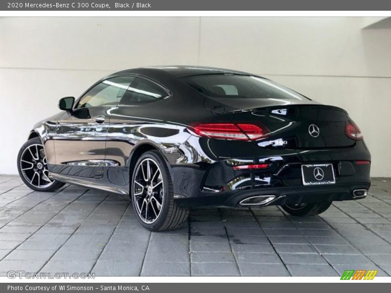 Black / Black 2020 Mercedes-Benz C 300 Coupe