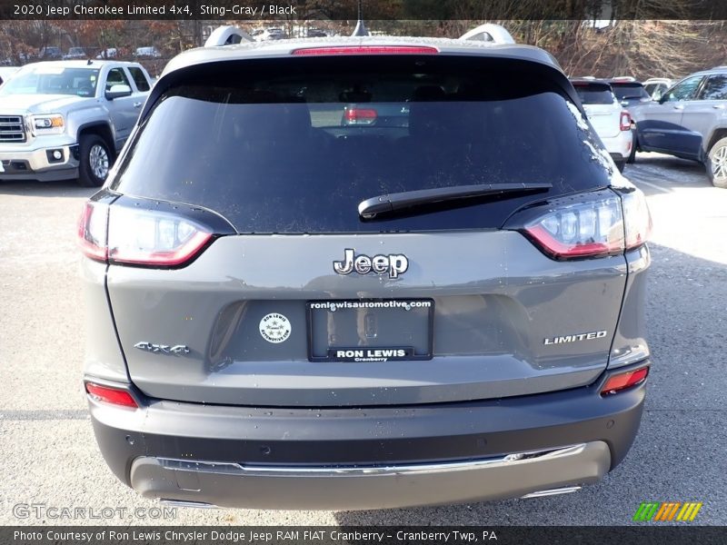 Sting-Gray / Black 2020 Jeep Cherokee Limited 4x4