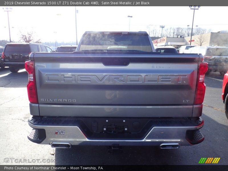 Satin Steel Metallic / Jet Black 2019 Chevrolet Silverado 1500 LT Z71 Double Cab 4WD