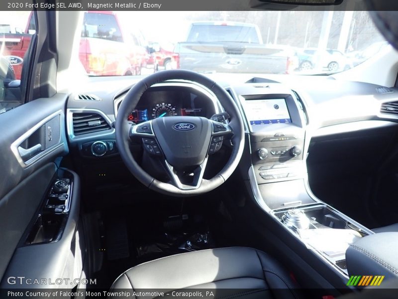 Magnetic Metallic / Ebony 2020 Ford Edge SEL AWD
