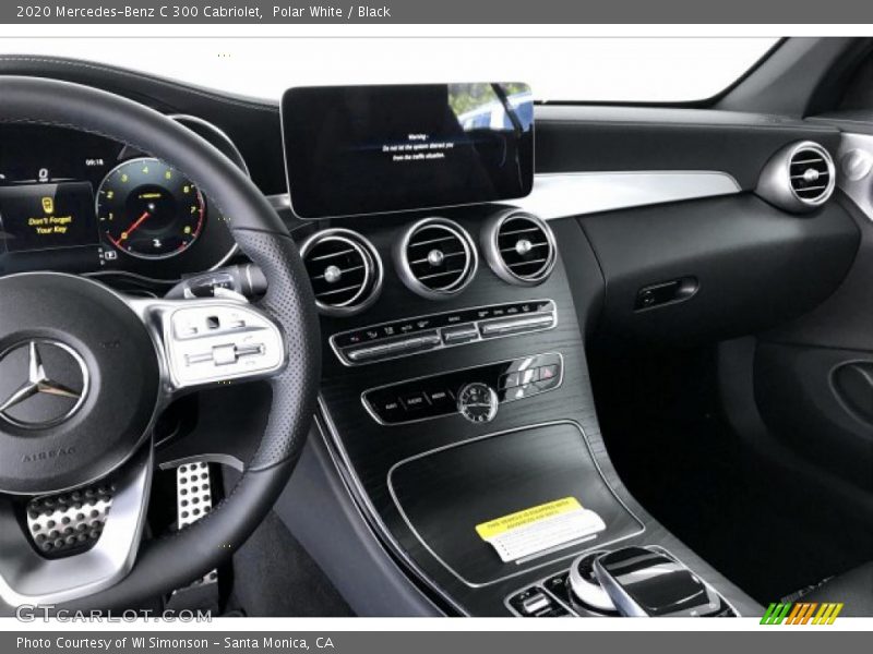 Controls of 2020 C 300 Cabriolet