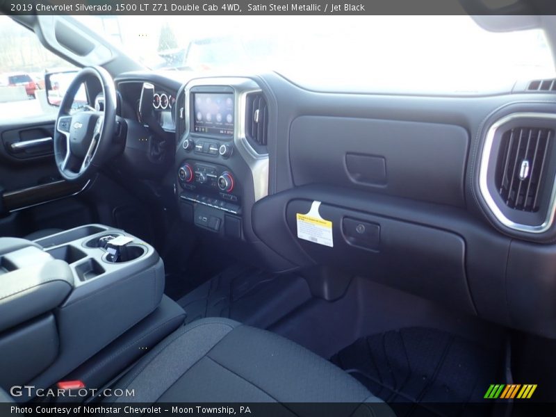 Satin Steel Metallic / Jet Black 2019 Chevrolet Silverado 1500 LT Z71 Double Cab 4WD