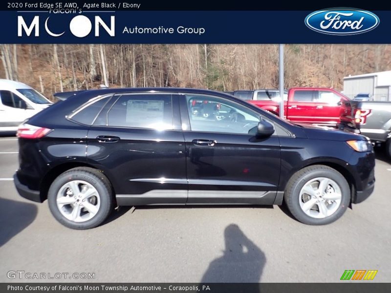 Agate Black / Ebony 2020 Ford Edge SE AWD