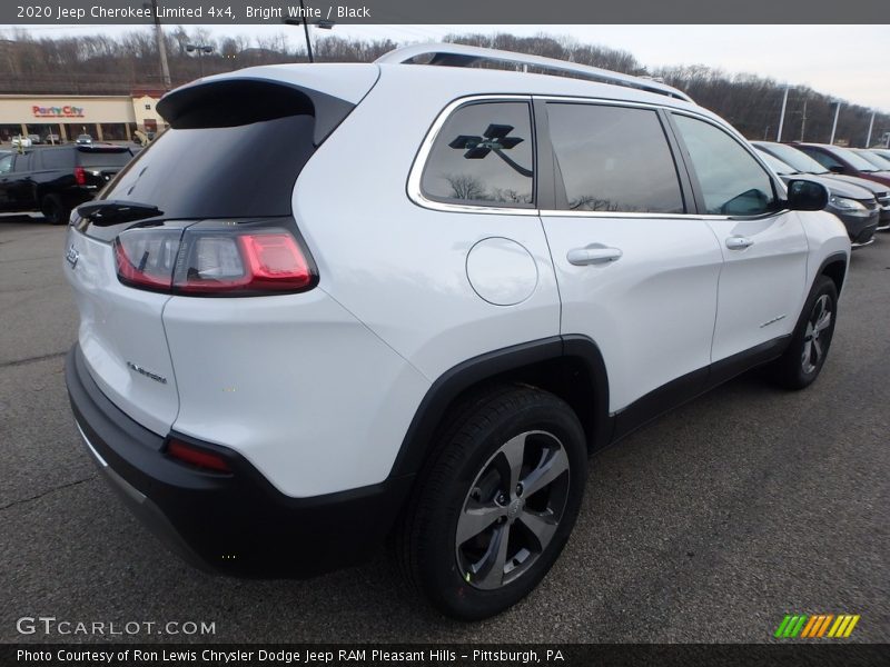Bright White / Black 2020 Jeep Cherokee Limited 4x4