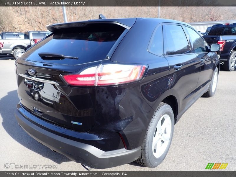 Agate Black / Ebony 2020 Ford Edge SE AWD