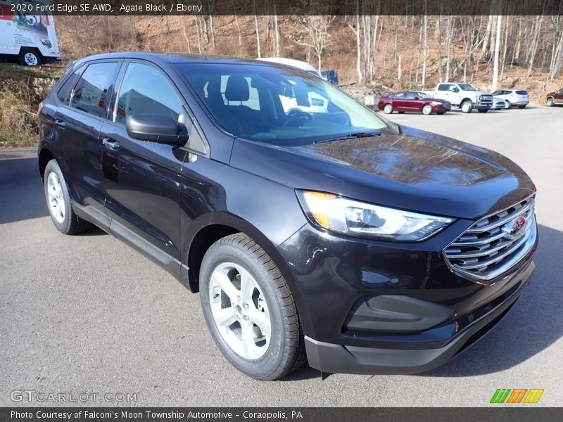 Agate Black / Ebony 2020 Ford Edge SE AWD