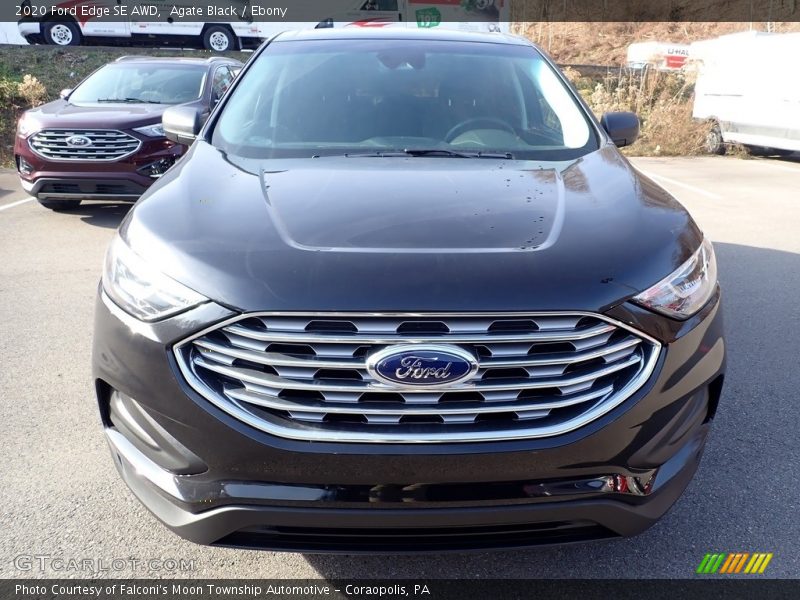 Agate Black / Ebony 2020 Ford Edge SE AWD