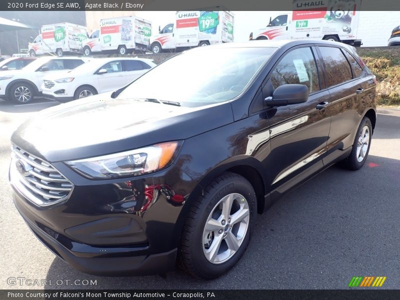 Agate Black / Ebony 2020 Ford Edge SE AWD