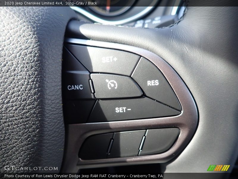 Sting-Gray / Black 2020 Jeep Cherokee Limited 4x4