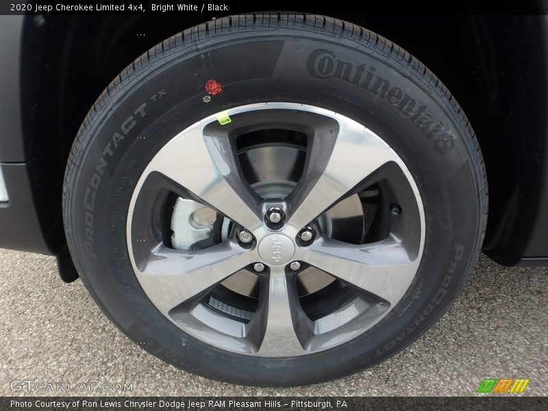 Bright White / Black 2020 Jeep Cherokee Limited 4x4