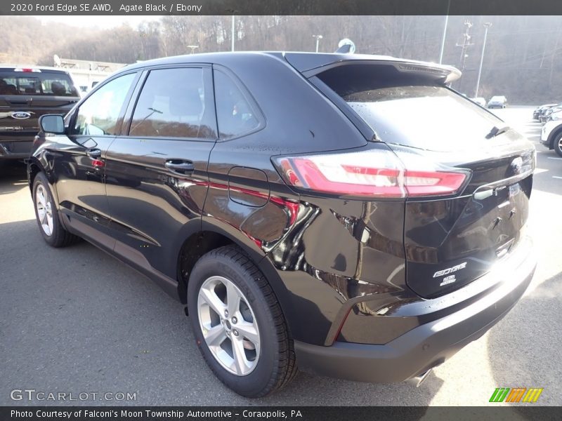 Agate Black / Ebony 2020 Ford Edge SE AWD