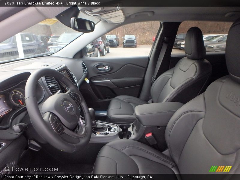 Front Seat of 2020 Cherokee Limited 4x4