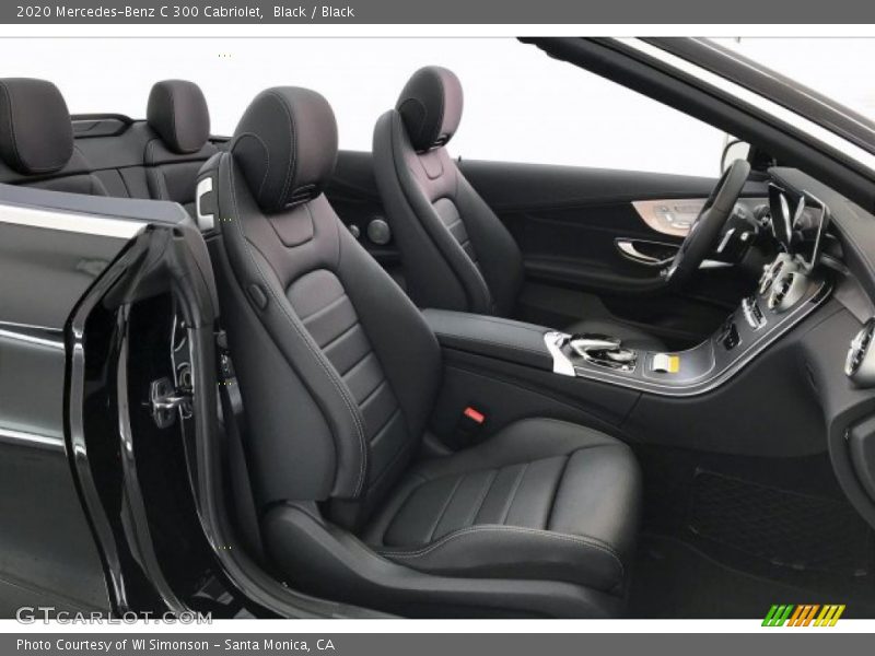 Front Seat of 2020 C 300 Cabriolet