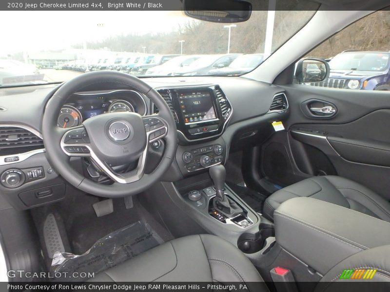  2020 Cherokee Limited 4x4 Black Interior