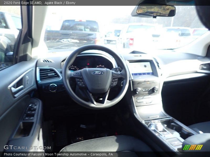 Agate Black / Ebony 2020 Ford Edge SE AWD