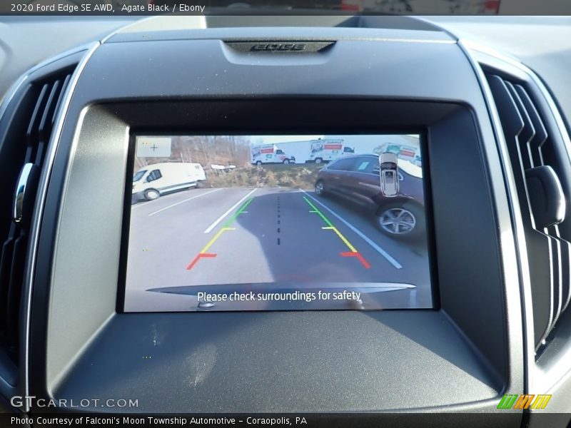 Agate Black / Ebony 2020 Ford Edge SE AWD