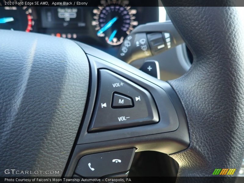 Agate Black / Ebony 2020 Ford Edge SE AWD