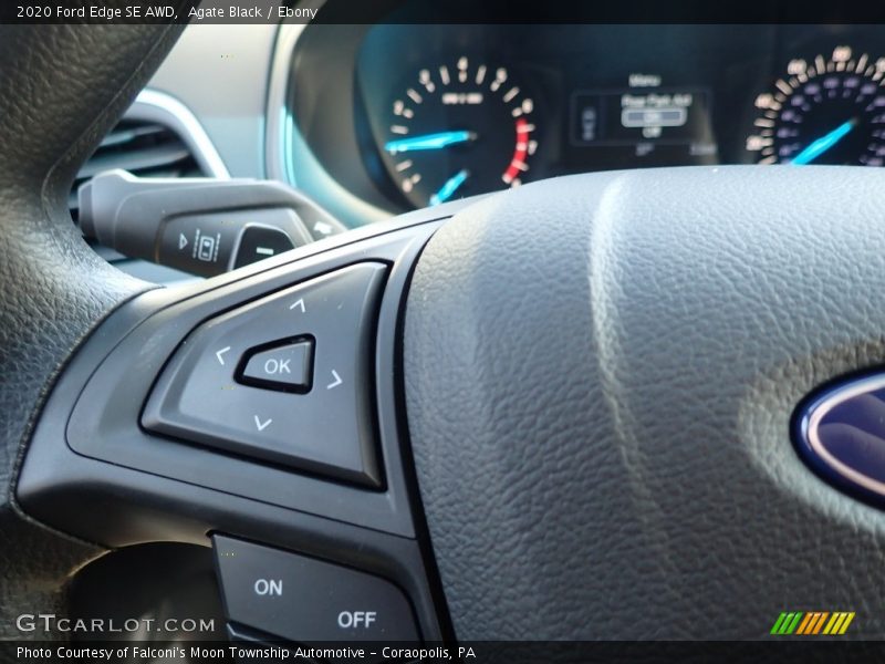 Agate Black / Ebony 2020 Ford Edge SE AWD