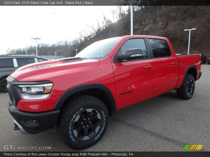 Flame Red / Black 2020 Ram 1500 Rebel Crew Cab 4x4