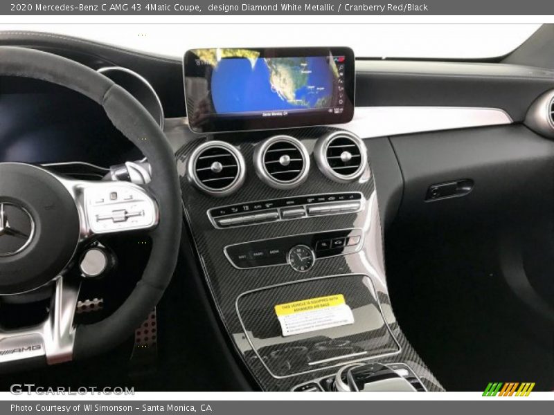 Dashboard of 2020 C AMG 43 4Matic Coupe