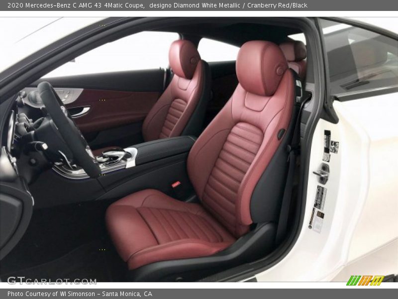 Front Seat of 2020 C AMG 43 4Matic Coupe