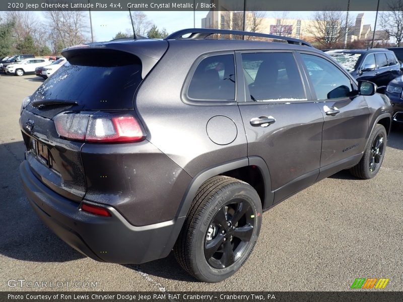 Granite Crystal Metallic / Black 2020 Jeep Cherokee Latitude Plus 4x4