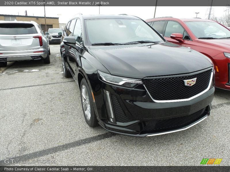 Stellar Black Metallic / Jet Black 2020 Cadillac XT6 Sport AWD