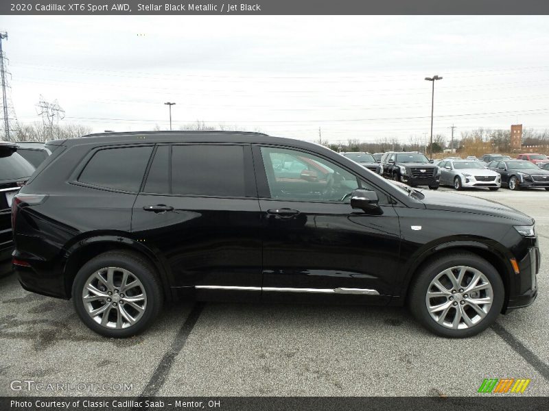 Stellar Black Metallic / Jet Black 2020 Cadillac XT6 Sport AWD