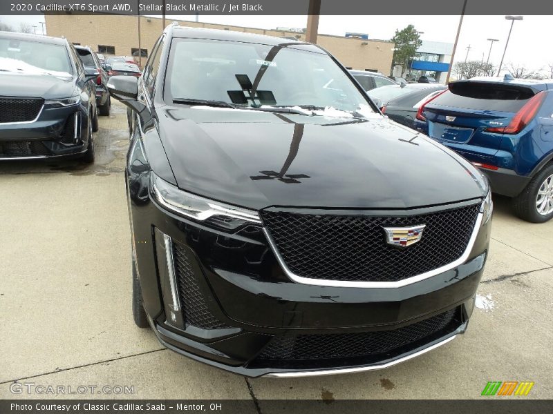 Stellar Black Metallic / Jet Black 2020 Cadillac XT6 Sport AWD
