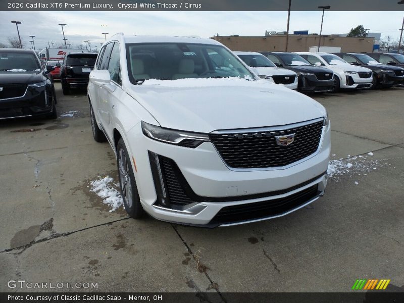 Crystal White Tricoat / Cirrus 2020 Cadillac XT6 Premium Luxury