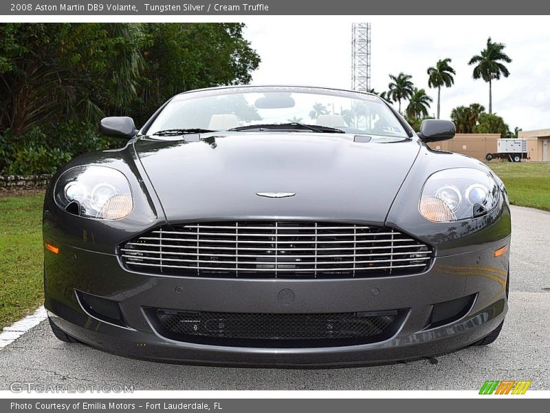 Tungsten Silver / Cream Truffle 2008 Aston Martin DB9 Volante