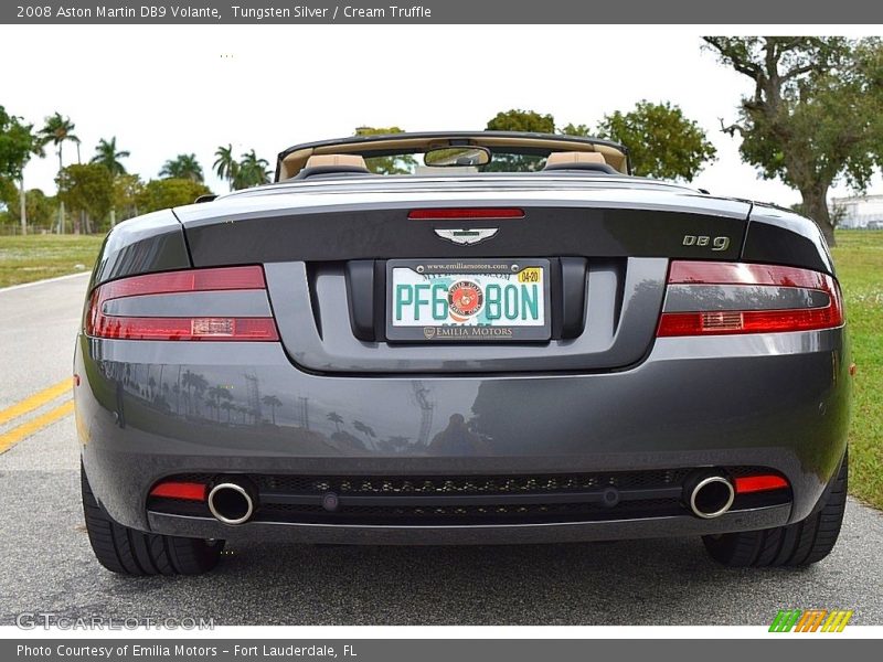 Tungsten Silver / Cream Truffle 2008 Aston Martin DB9 Volante