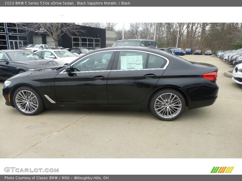 Black Sapphire Metallic / Black 2020 BMW 5 Series 530e xDrive Sedan