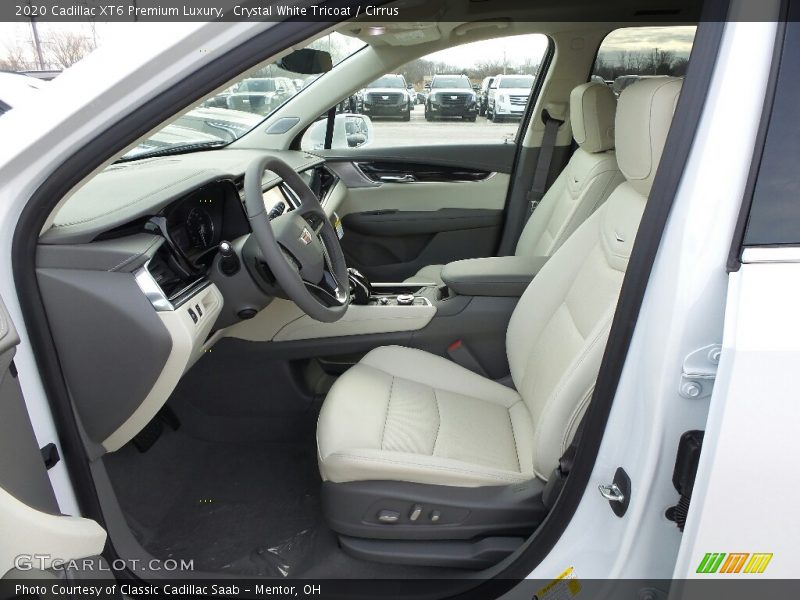 Crystal White Tricoat / Cirrus 2020 Cadillac XT6 Premium Luxury