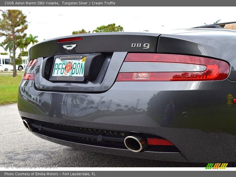Tungsten Silver / Cream Truffle 2008 Aston Martin DB9 Volante