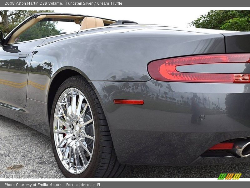 Tungsten Silver / Cream Truffle 2008 Aston Martin DB9 Volante
