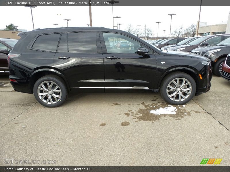 Stellar Black Metallic / Jet Black 2020 Cadillac XT6 Sport AWD