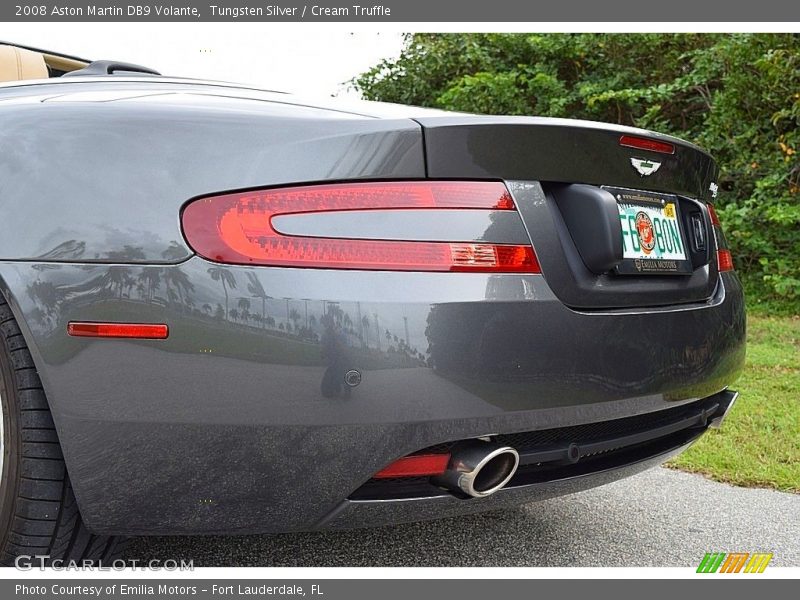 Tungsten Silver / Cream Truffle 2008 Aston Martin DB9 Volante