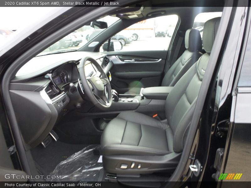 Stellar Black Metallic / Jet Black 2020 Cadillac XT6 Sport AWD