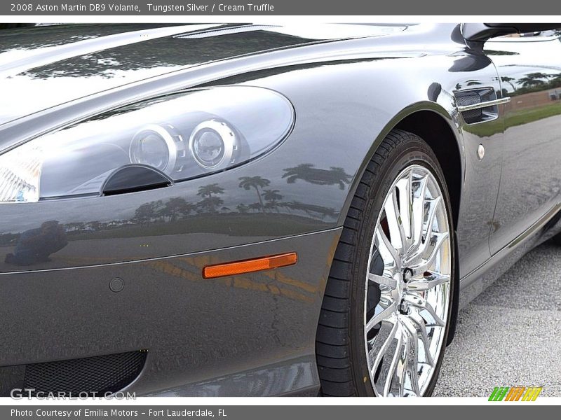 Tungsten Silver / Cream Truffle 2008 Aston Martin DB9 Volante