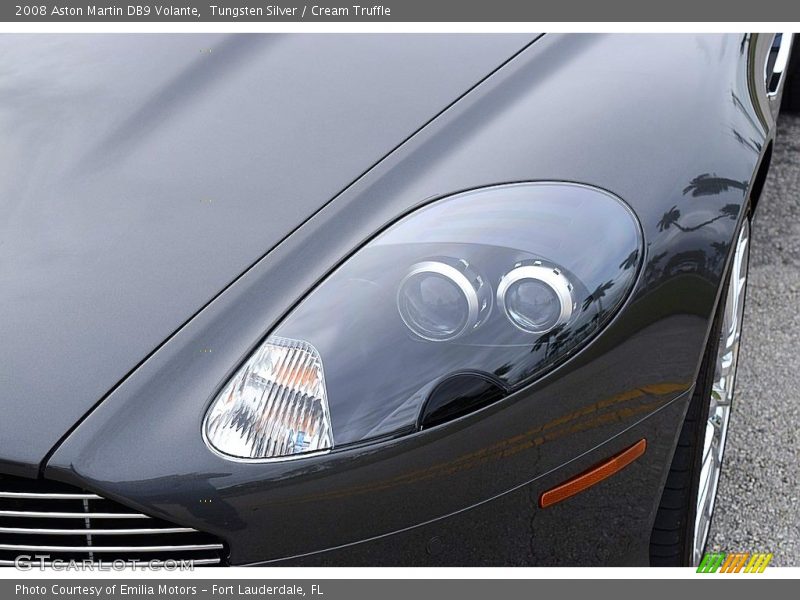 Tungsten Silver / Cream Truffle 2008 Aston Martin DB9 Volante