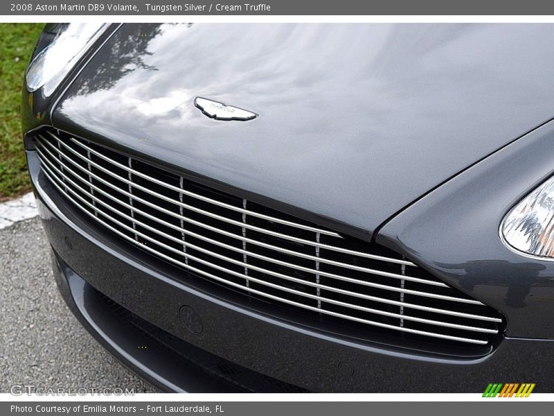 Tungsten Silver / Cream Truffle 2008 Aston Martin DB9 Volante