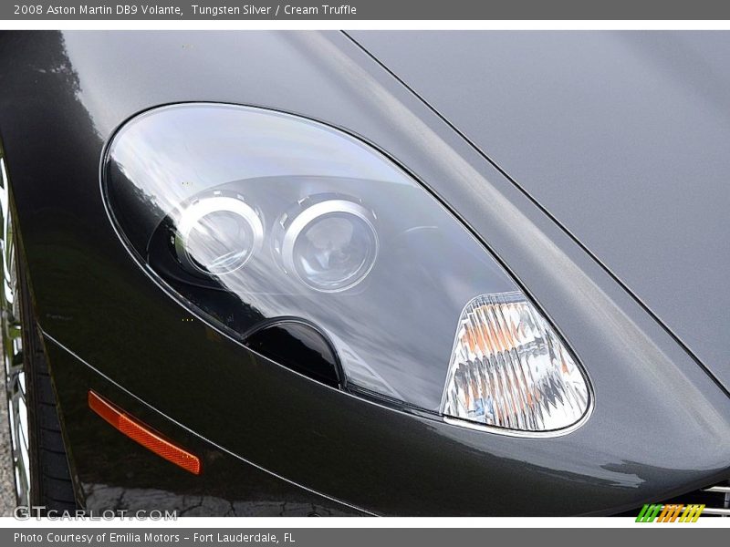 Tungsten Silver / Cream Truffle 2008 Aston Martin DB9 Volante