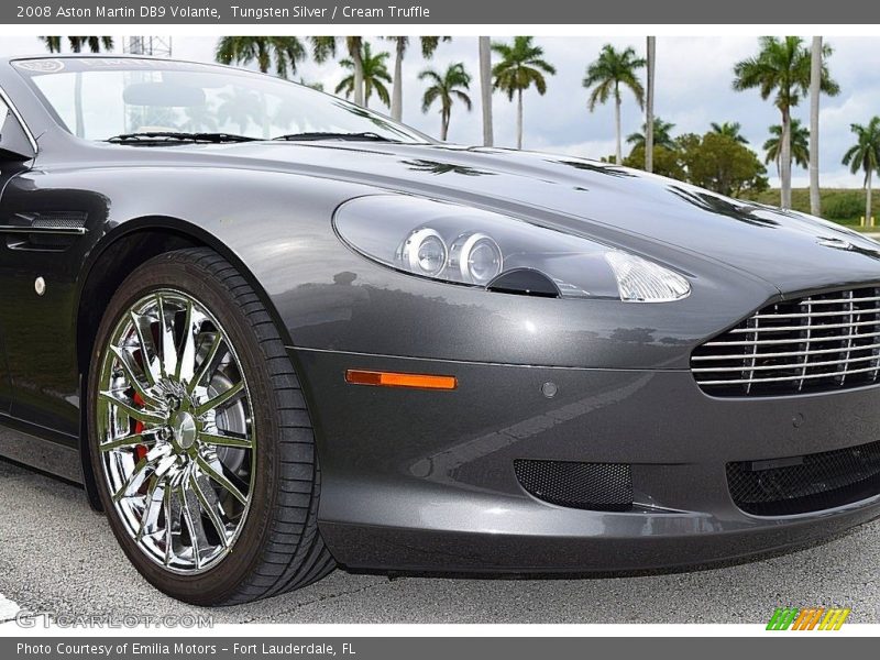 Tungsten Silver / Cream Truffle 2008 Aston Martin DB9 Volante