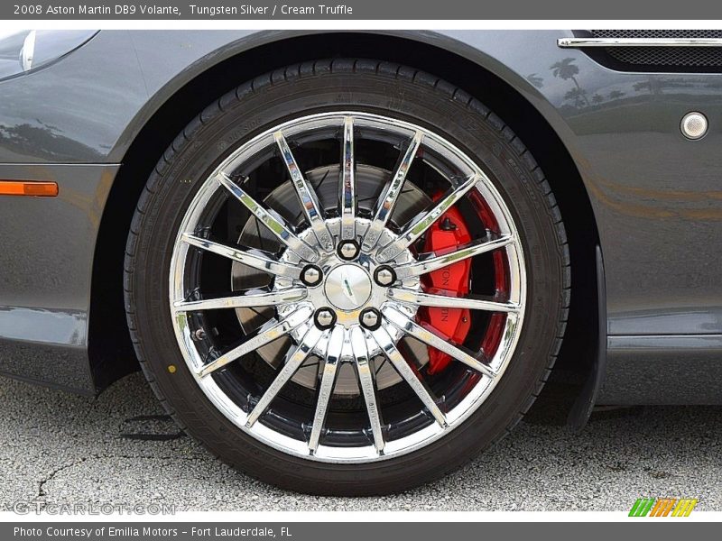 Tungsten Silver / Cream Truffle 2008 Aston Martin DB9 Volante