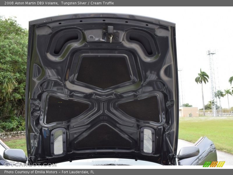 Tungsten Silver / Cream Truffle 2008 Aston Martin DB9 Volante