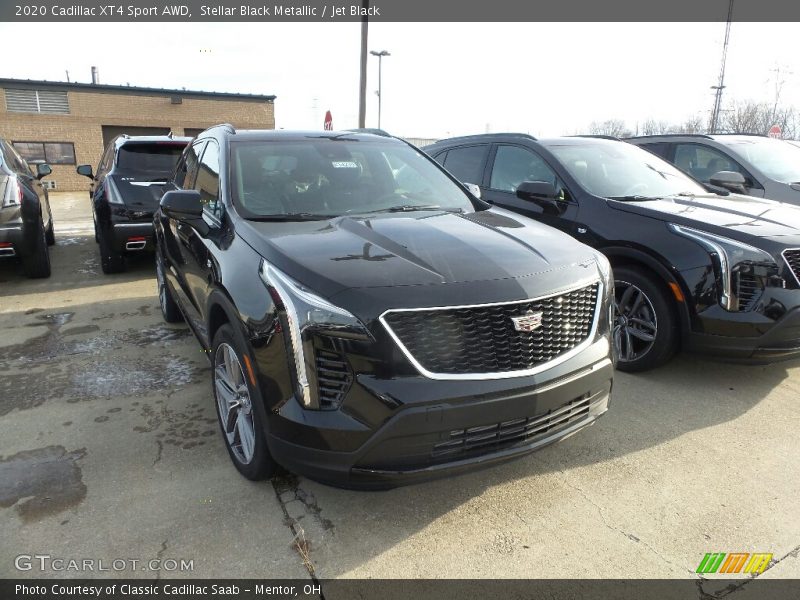 Stellar Black Metallic / Jet Black 2020 Cadillac XT4 Sport AWD