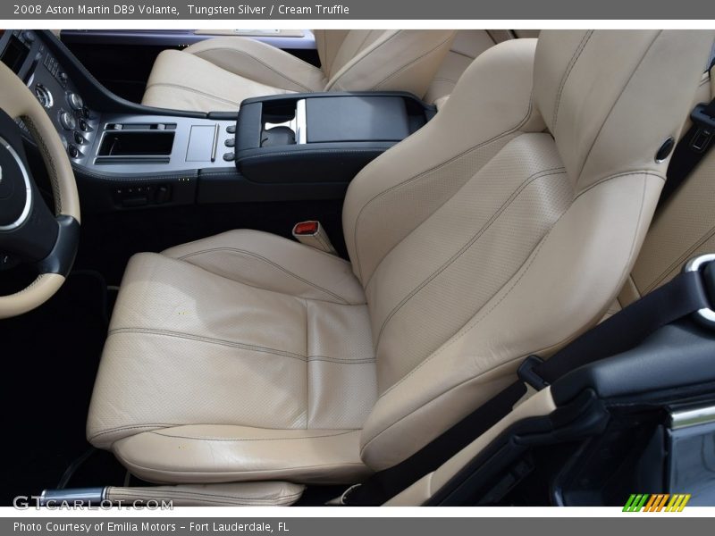 Front Seat of 2008 DB9 Volante